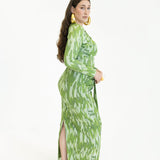 Owo Draped Maxi Skirt