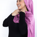 Satin Scarf in Lavendar