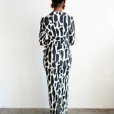 Lala Ruched Maxi Skirt