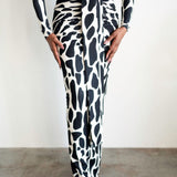 Lala Ruched Maxi Skirt