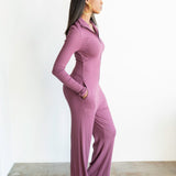 The Perfect Jumpsuit in Amethyst Purple