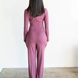 The Perfect Jumpsuit in Amethyst Purple