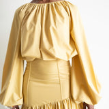 Joy Bubble Shirt and High Waist Corset Bubble Skirt Set