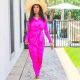 Nesrine Long Sleeve Button Up Maxi Dress