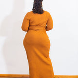 Abaasa Long Sleeve Sweater Dress
