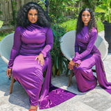 Souma Ruched Maxi Skirt