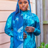 Omi Printed Chiffon Scarf