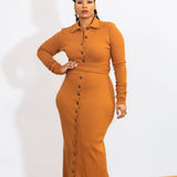 Abaasa Long Sleeve Sweater Dress