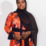Premium Chiffon Scarf in Black