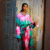 Nawra Chiffon Long Sleeve Top