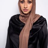 Premium Jersey Scarf in Sand