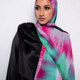 Nawra Printed Chiffon Scarf