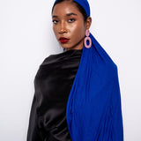 Premium Jersey Scarf in Cobalt