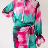 Nawra Chiffon Long Sleeve Top