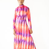 Iris Satin Maxi Skirt