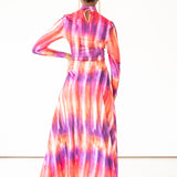 Iris Satin Maxi Skirt