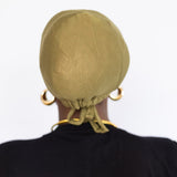 Satin Lined Undercap in Olive