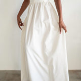 The Perfect White High Waist Corset Wide Leg Pants