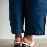 Raina Lace Up Sandal with Wooden Heel in White