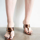 Tort Thong Sandal in Tortoise