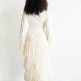 Simi Raffia Tiered Skirt