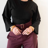 The Perfect Elevated T-Shirt in Black