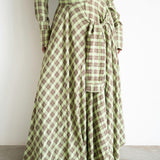 Ayaba Flowy Maxi Skirt with Shirt Ties