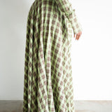 Ayaba Flowy Maxi Skirt with Shirt Ties
