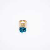 Zubie Gemstone Ring Ocean Blue