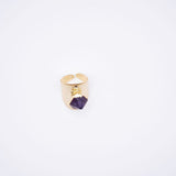 Yesi Gold Amethyst Ring