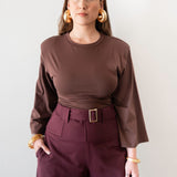 The Perfect Elevated T-Shirt in Brown