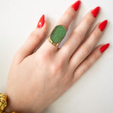 Lati Green Gemstone Ring