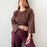 The Perfect Elevated T-Shirt in Brown