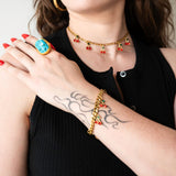 Mona Cherry Charm Bracelet