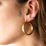 Amira Gold Hoop Earrings