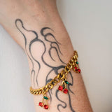 Mona Cherry Charm Bracelet