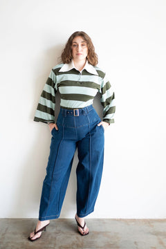 Rewa High Waisted Corset Jeans