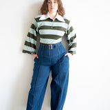 Onila Rugby Polo Top in Green