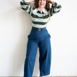 Rewa High Waisted Corset Jeans