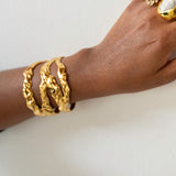 Toi Molten Gold Cuff
