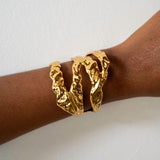 Toi Molten Gold Cuff