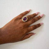 Nadie Quartz Ring Amethyst