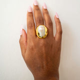 Loti Natural Baroque Pearl Ring
