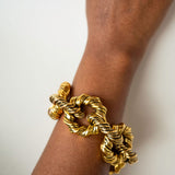 Sade Vintage Twisted Gold Bracelet