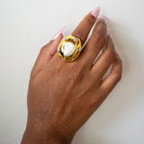 Mari Natural Baroque Pearl Ring
