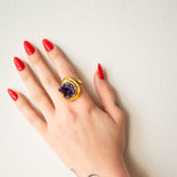 Bo Natural Amethyst Ring