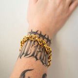 Rania Elegant Gold Link Bracelet