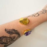 Ama Natural Gemstone Cuff