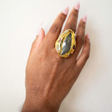 Boho Exagerrated Gemstone Ring