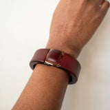 Joy Statement Bangle Maroon